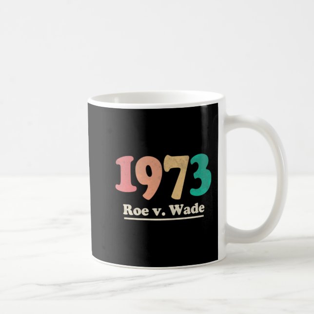 Caneca De Café Retro Roe v Wade Roe V Wade (Direita)