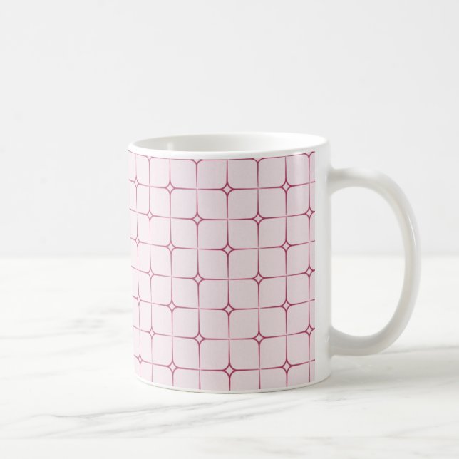 Caneca De Café Retro Romance Mug, Rosa (Direita)