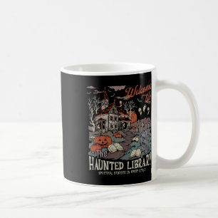 Caneca De Café Retro Salem Bem-Vindo Ao Livro De Biblioteca Assol