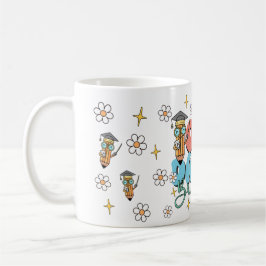 Caneca De Café Retro School 100 Days Brighter