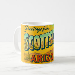 Caneca De Café Retro Scottsdale Arizona Mug