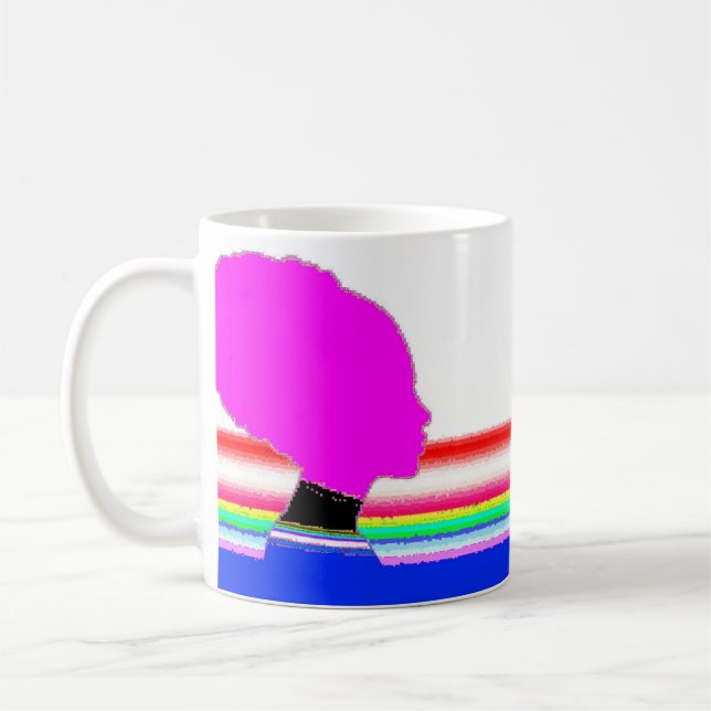 Caneca De Café Retro Silhouette Mug (Esquerda)