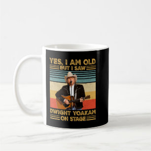 Caneca De Café Retro Sim, sou velho, mas vi Dwight Yoakam no Palc