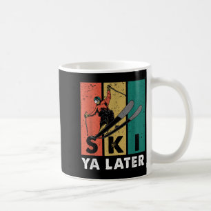 Caneca De Café Retro Ski Ya Posteriormente Vintage Skier Ski Athl