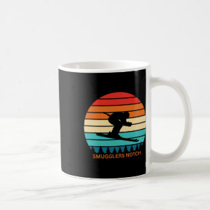 Caneca De Café Retro Smugglers Notch Vermont Esqui Esquiador Retr
