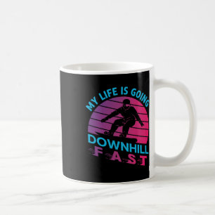 Caneca De Café Retro Snowboard dos anos 80