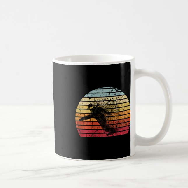 Caneca De Café Retro Snowboarder Snowboard Ski Holiday Snowboa (Direita)