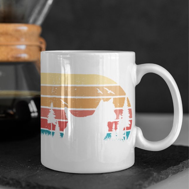 Caneca De Café Retro Style Yorkshire Terrier Strike Dog Lover (Criador carregado)