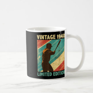 Caneca De Café Retro Vintage 1940 Baseball Lover Limited Edition