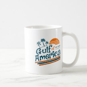 Caneca De Café Retro Vintage Golfo Da América Do Norte 2025 Ameri