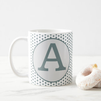 Caneca De Café Retro Vintage Nostálgico Pontos Verde