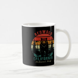 Caneca De Café Retro Vintage Parque Nacional Redwood Para Criança