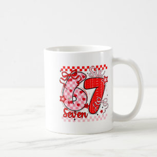 Caneca De Café Retro Xadrez Dia dos Namorados Seis Sete Meme 67 V