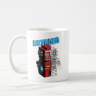 Caneca De Café Retrobot