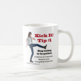 Caneca De Café Retroceda-o 1 parada que tenta ser perfeito