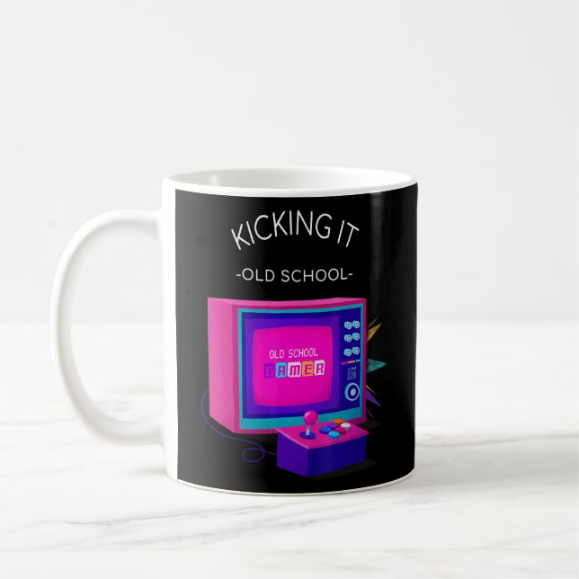 Caneca De Café Retrorando Jogos da Antiga Escola 7 (Esquerda)