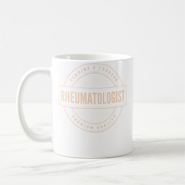Caneca De Café Reumatologista Verdadeiramente Confiável Doutor Ro (Esquerda)