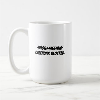 Caneca De Café Reunião curta