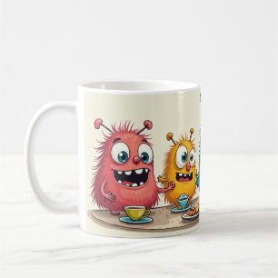 Caneca De Café Reunião de munch monster