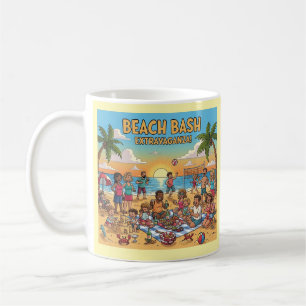 Caneca De Café Reunião de Praia