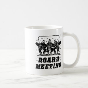Caneca De Café Reunião de snowboard Esqui de esquiador de levanta