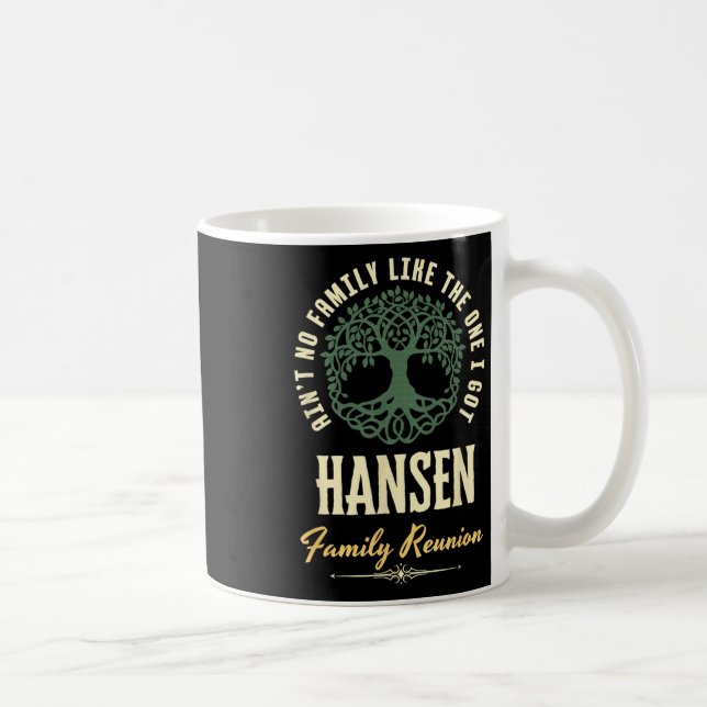 Caneca De Café Reunião Familiar 2025 Design de Combinação - Hanse (Direita)