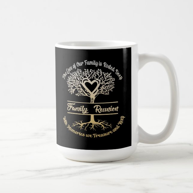 Caneca De Café Reunião Familiar O Amor Da Nossa Família (Direita)