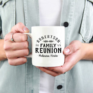 Caneca De Café Reunião Familiar Personalizada Moderna Russa