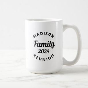 Caneca De Café Reunião Personalizada da Família Negra 2024 Corres