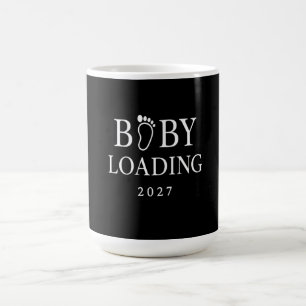 Caneca De Café Revelação de Gravidez Engraçada 2027