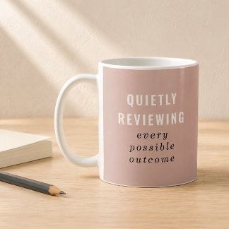 Caneca De Café Revisão Rosa em Cada Resultado Possível