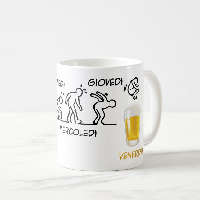 Caneca De Café Revolução da cerveja (Frente Esquerda)