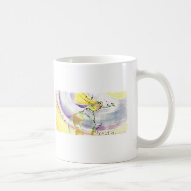 Caneca De Café Revolução do ano de pulo (Direita)