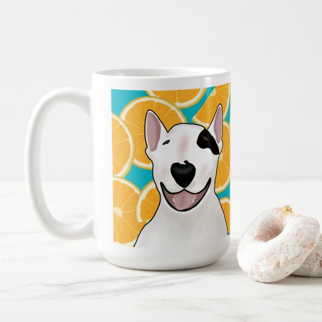 Caneca De Café Rex A TV Terrier Fruta Mug (Com Donut)