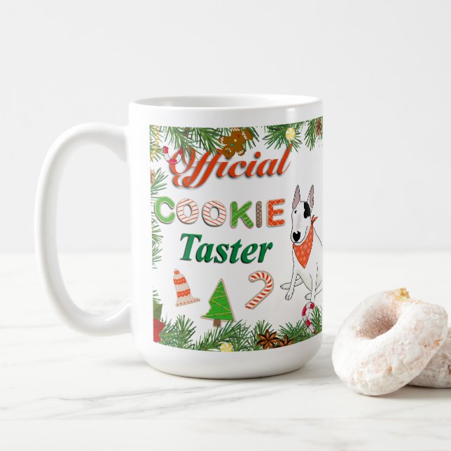 Caneca De Café Rex A TV Terrier Oficial Cookie Taster Mug (Com Donut)