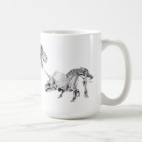 Rex e Triceratops do tiranossauro