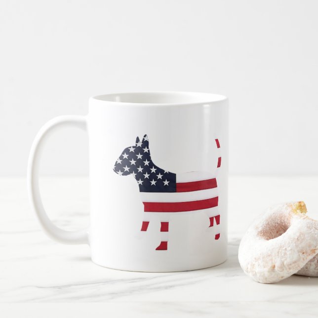 Caneca De Café Rex: TV Terrier Vote Mug (Com Donut)