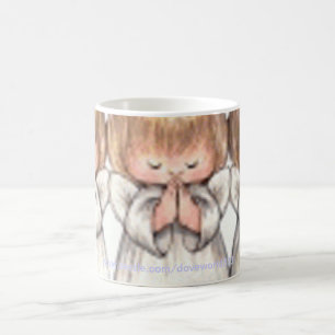 Caneca De Café Rezando o Angel Mug de Natal