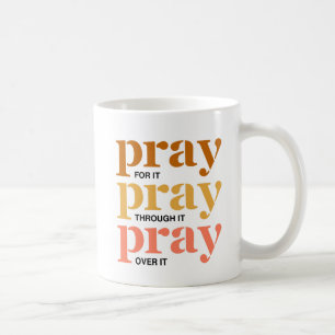 Caneca De Café Reze Colorida Por Isso, Encorajadora, Inspiradora