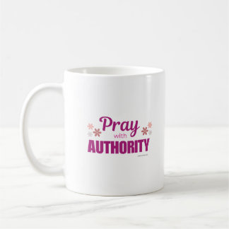 Caneca De Café Reze com autoridade - Clássica Mug, 15 oz