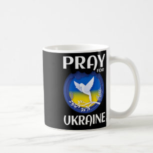 Caneca De Café Reze Por Ucrânia Apoie Ucranianos