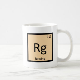 Caneca De Café Rg - Símbolo de Mesa periódica da Química Esportiv