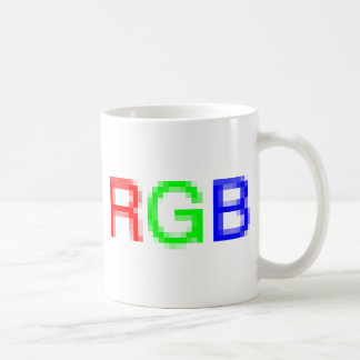 Caneca De Café RGB-pixelated