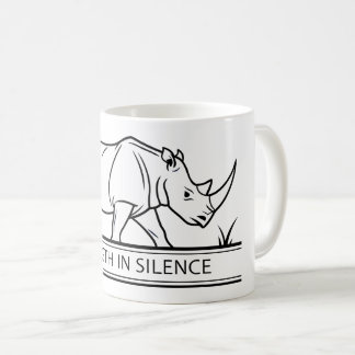 Caneca De Café Rhinoceros - Strength In Silence