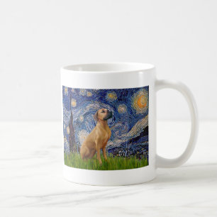 Caneca De Café RhodesianRidgeback 2 - Noite Estrelada