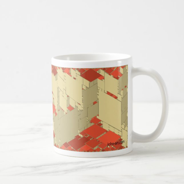 Caneca De Café rhombi aleatório (Direita)