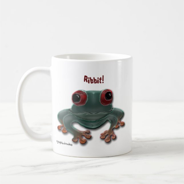 Caneca De Café Ribbit! Ribbit! (Esquerda)