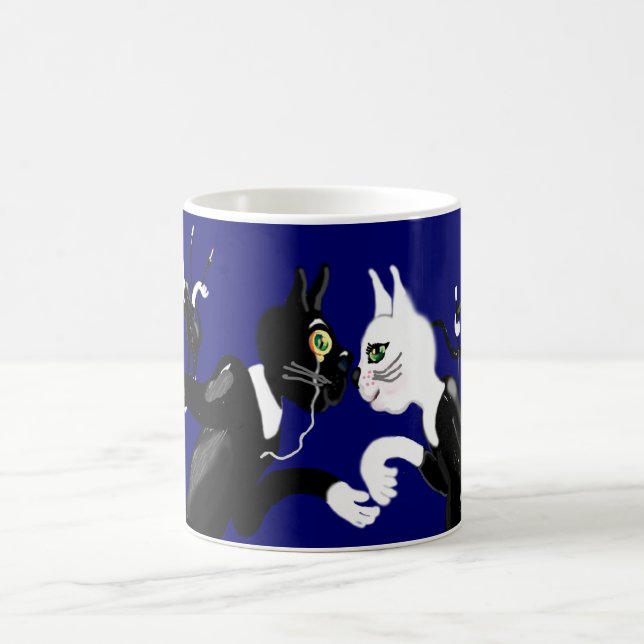 Caneca De Café Rich Cats Frug (Centro)