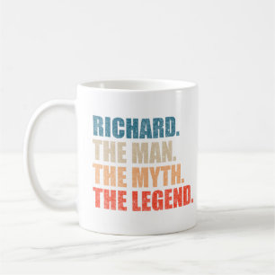 Caneca De Café Richard O Homem O Mito A Lenda