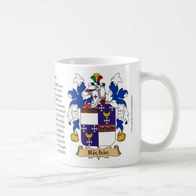 Caneca De Café Richie, a origem, o significado e a crista (Direita)